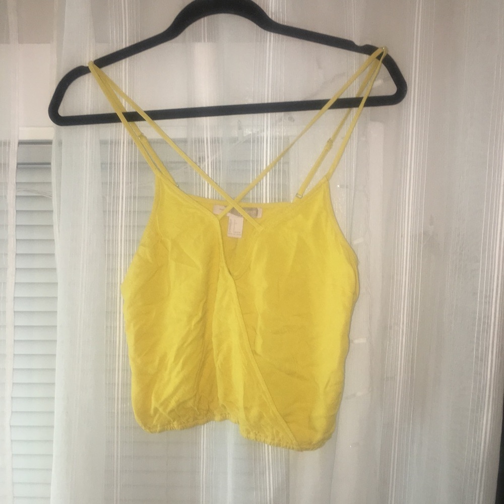 Yellow Crop Top